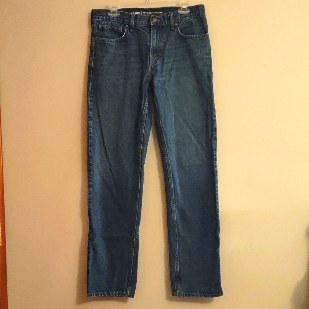 Old Navy Men's Size 32x34 Regular Fit Straight‎ leg Medium wash jeans